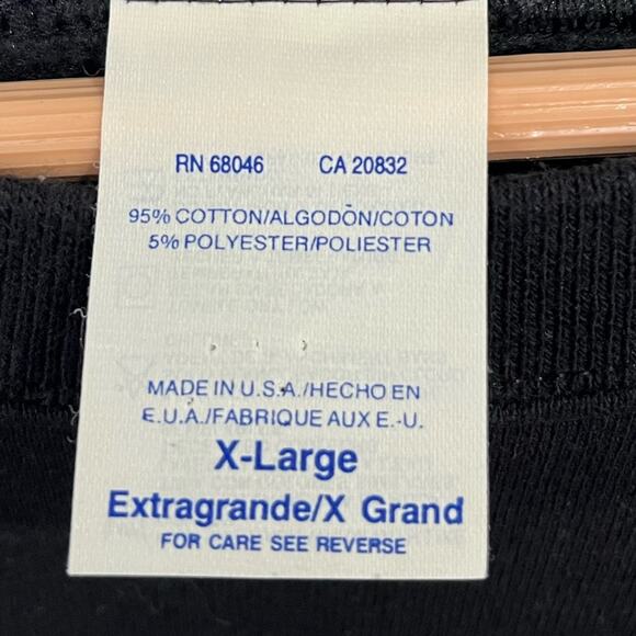 Poconos Vintage Crewneck Oversized Sweatshirt Black XL - Picture 4 of 6